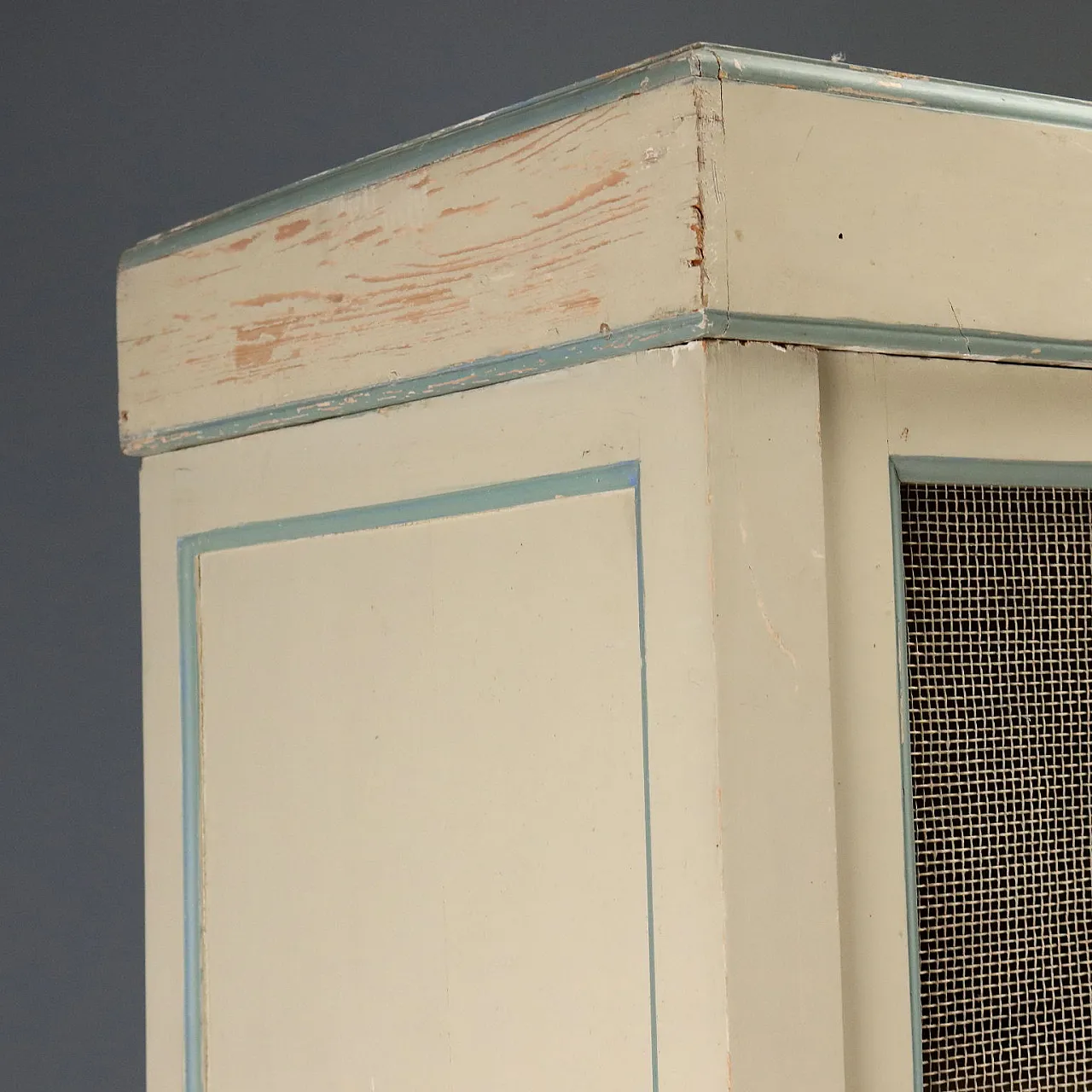 Mobile dispensa in abete laccato, primo '900 8