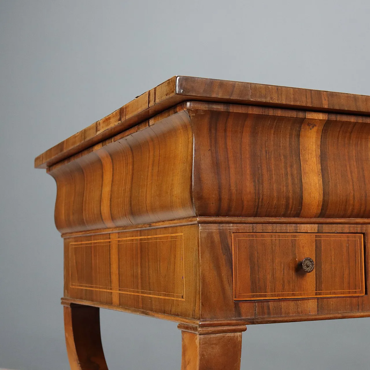 Tavolo da lavoro in noce, metà '800 8