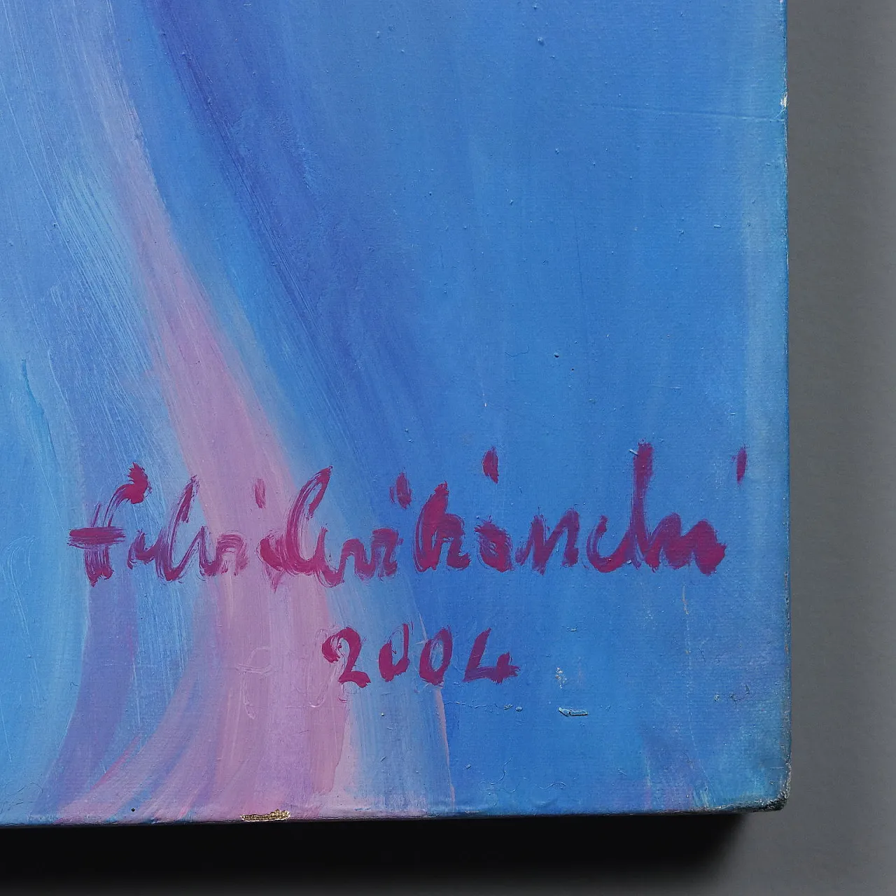 Fulvia Levi-Bianchi, olio su tela, anni '60 7