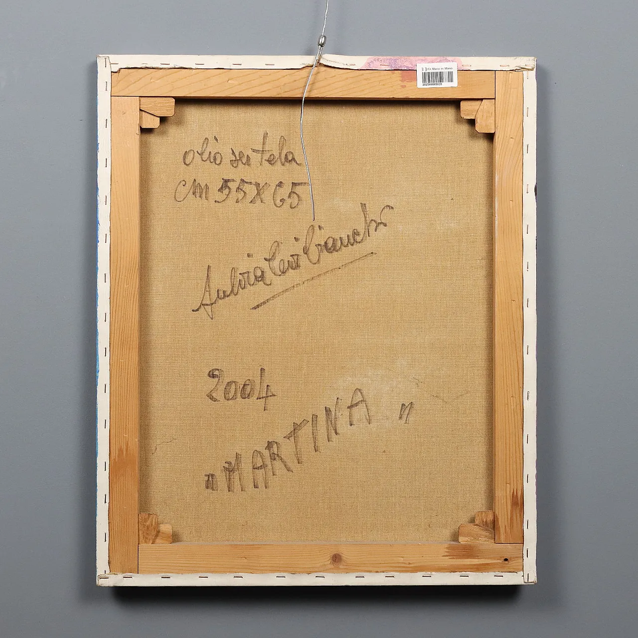 Fulvia Levi-Bianchi, olio su tela, anni '60 9