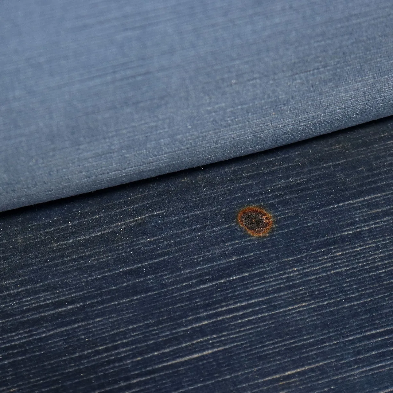 Panca in velluto dralon, legno di faggio e ottone, '900 5