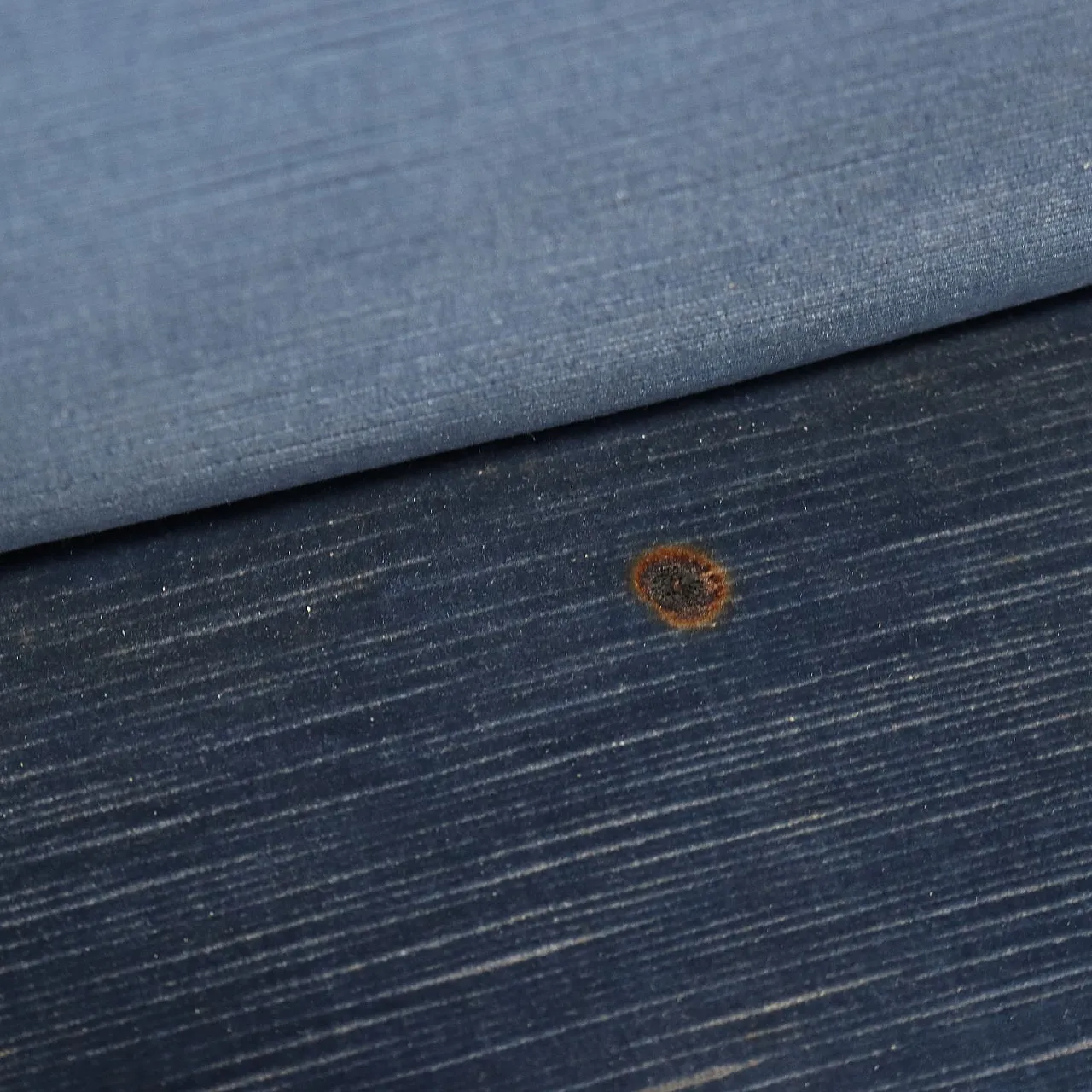 Panca in velluto dralon, legno di faggio e ottone, '900 6