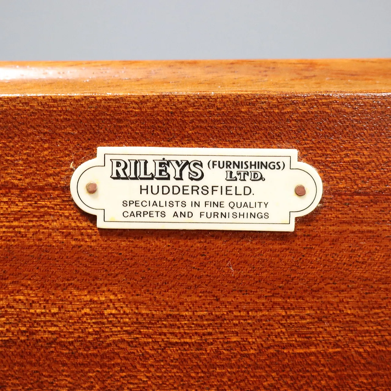 Credenza impiallacciata in mogano con cassetti, '900 5