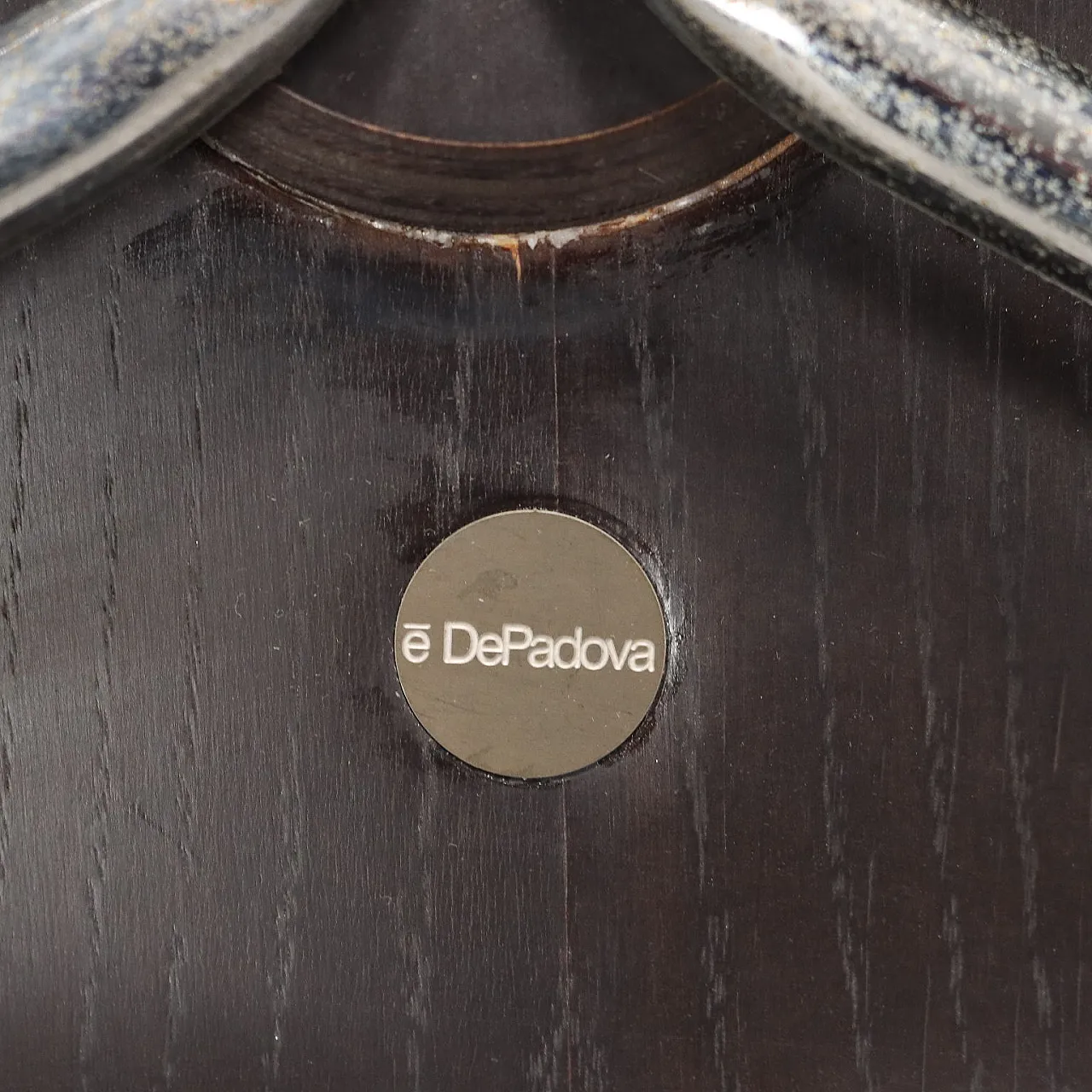 4 Sedie impilabili in multistrato laccato e acciaio, '900 10