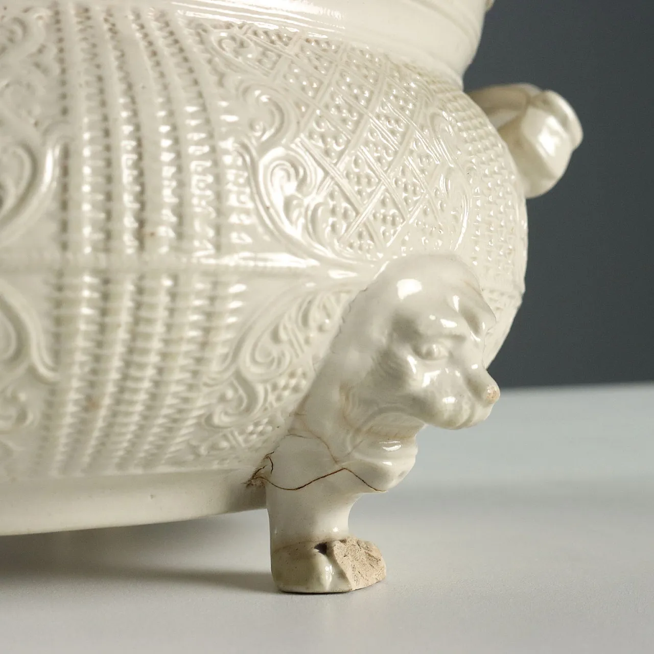 Zuppiera e piatto ovale in terracotta, '700 7