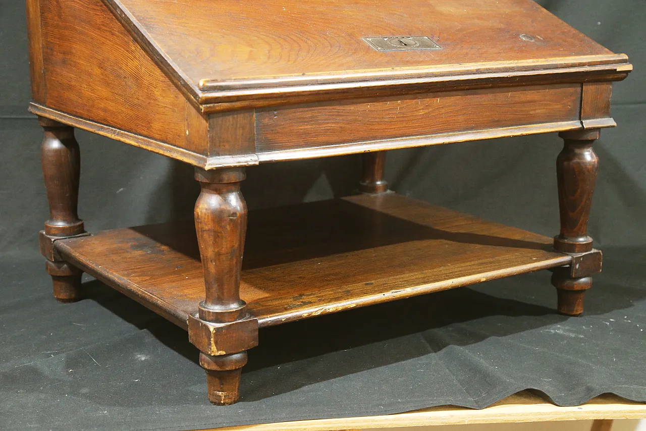 Wooden raised table lectern, late 19th century 7