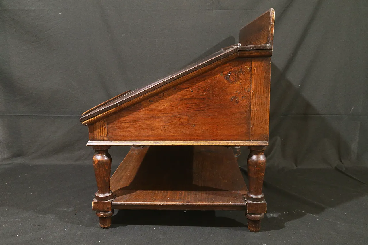 Wooden raised table lectern, late 19th century 11