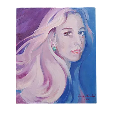 Fulvia Levi-Bianchi, olio su tela, anni '60