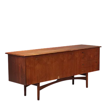 Credenza impiallacciata in teak, '900