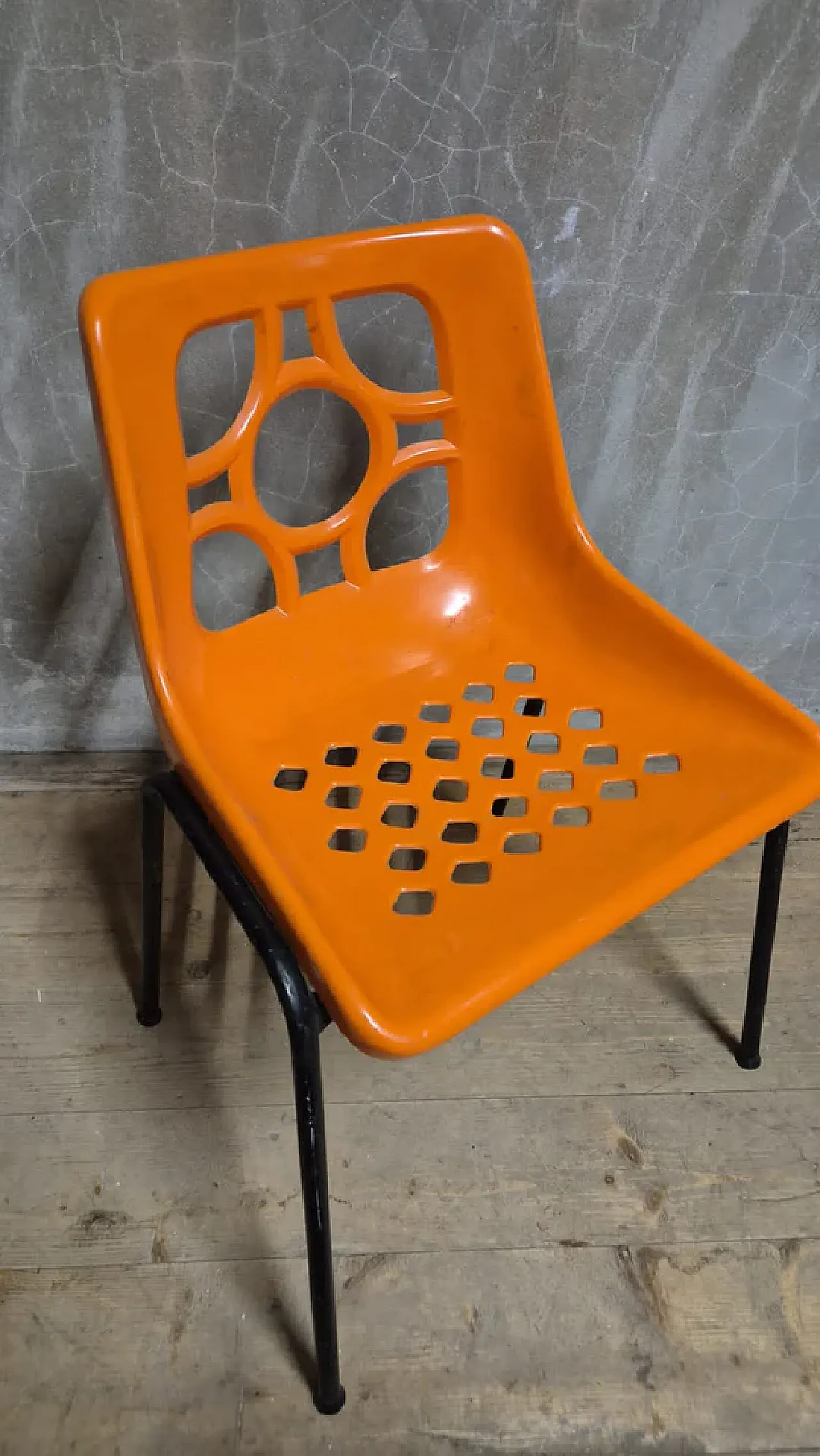 4 Sedie da giardino dell'era spaziale, anni '70 4