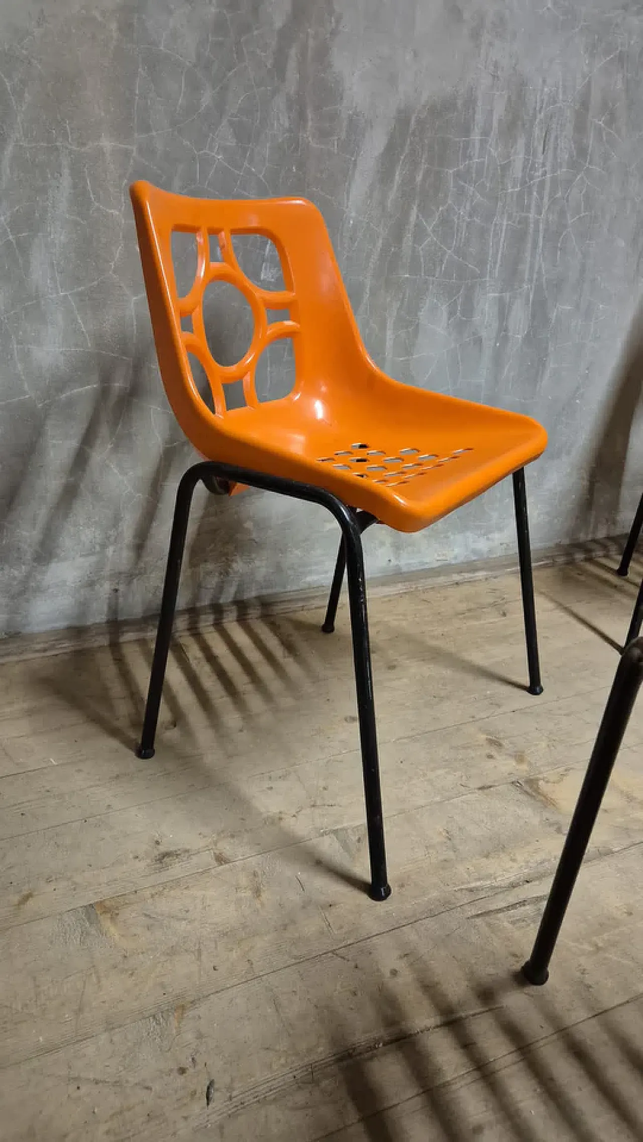 4 Sedie da giardino dell'era spaziale, anni '70 5