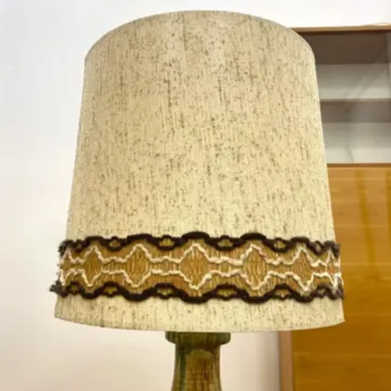 Lampada da tavolo in ceramica retrò, Studio Design, anni '70 6