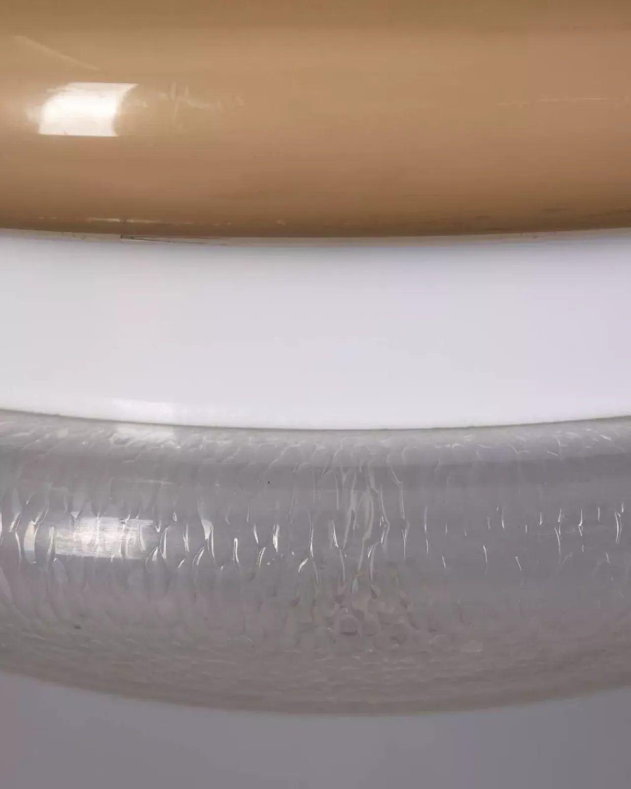 Lampadario in plexiglass Tortora, anni '70 8