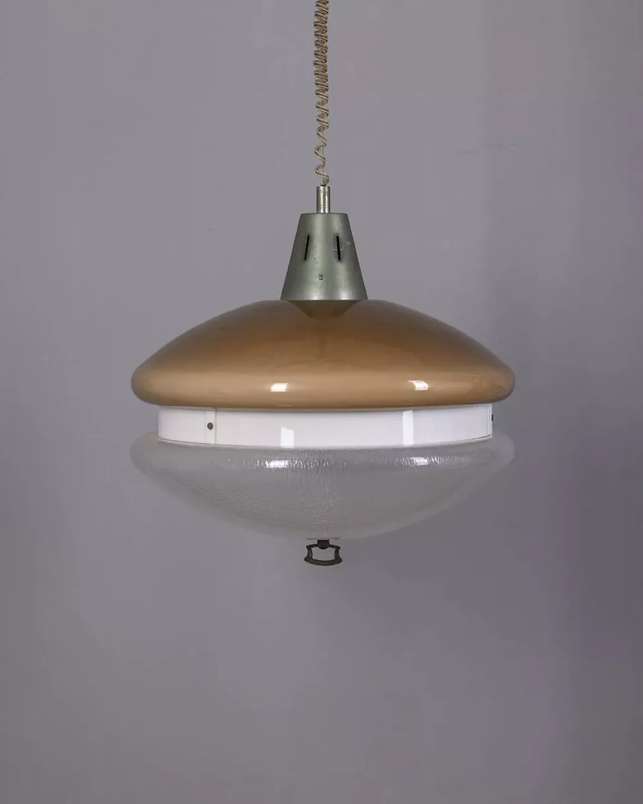 Lampadario in plexiglass Tortora, anni '70 9