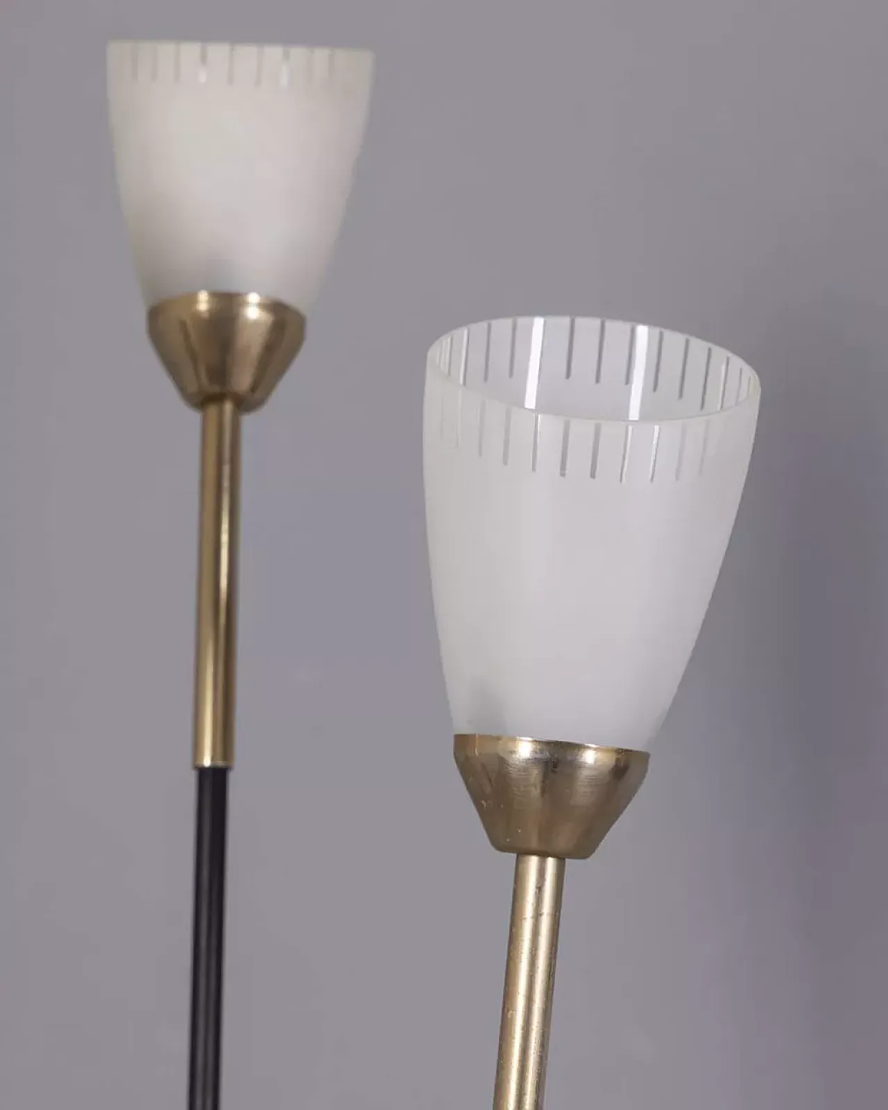 Three-light glass floor lamp, 1960s 4