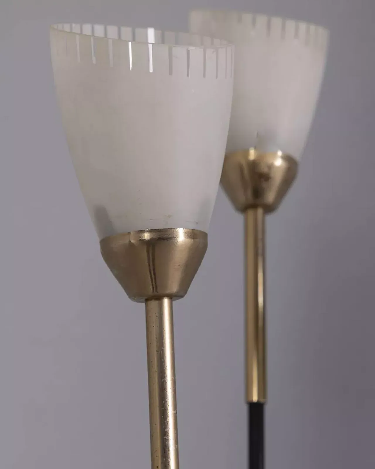 Three-light glass floor lamp, 1960s 5