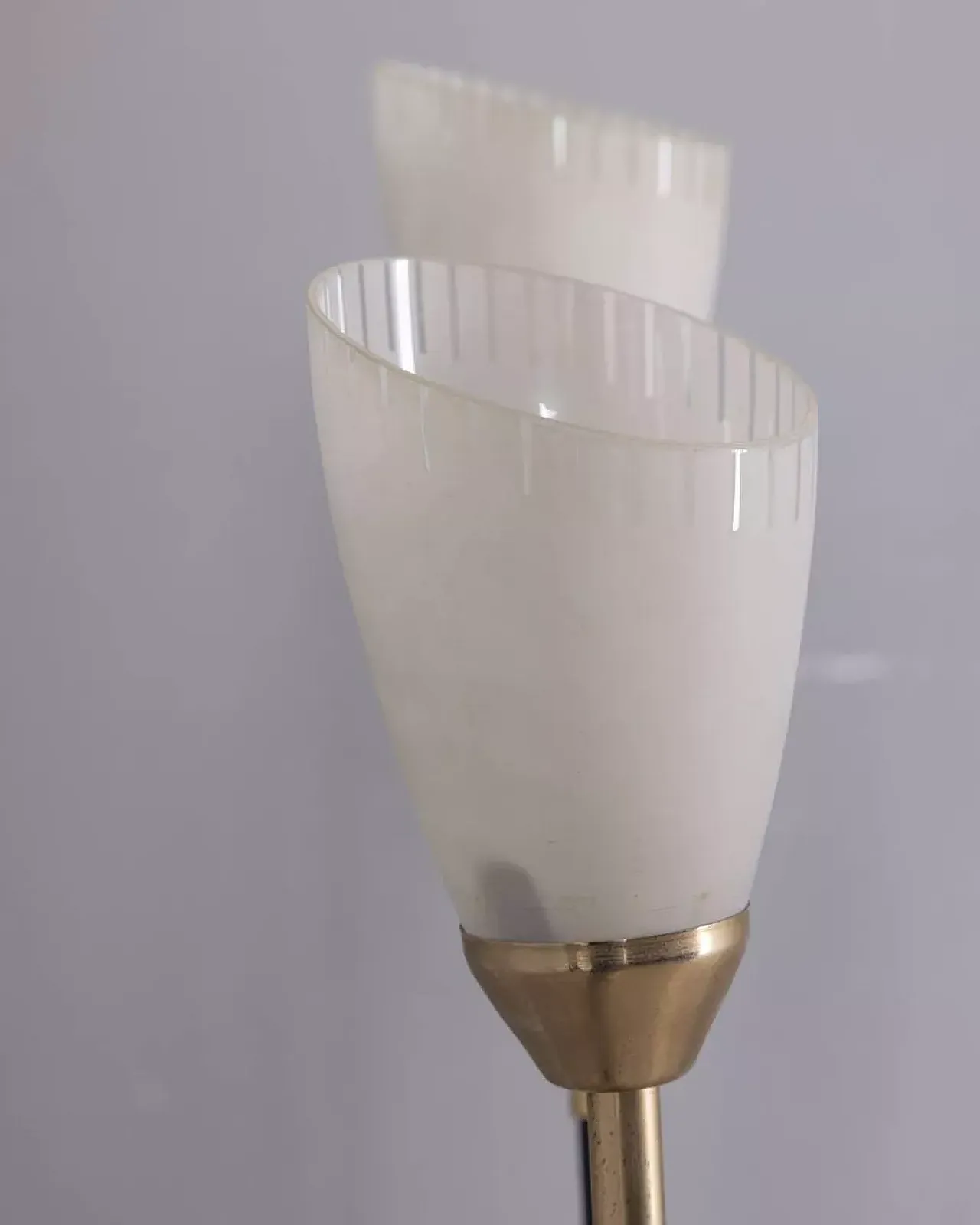 Three-light glass floor lamp, 1960s 7