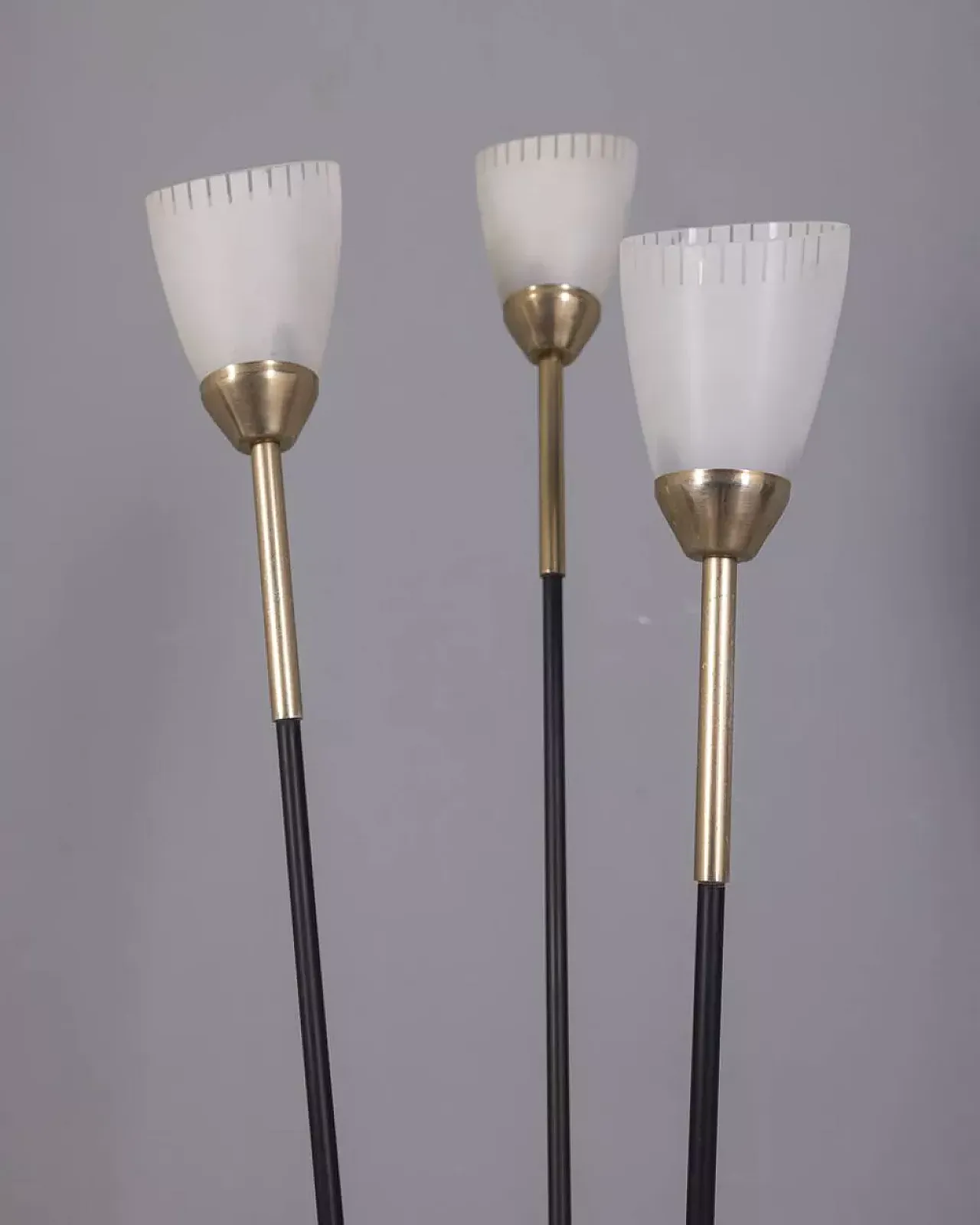 Three-light glass floor lamp, 1960s 9