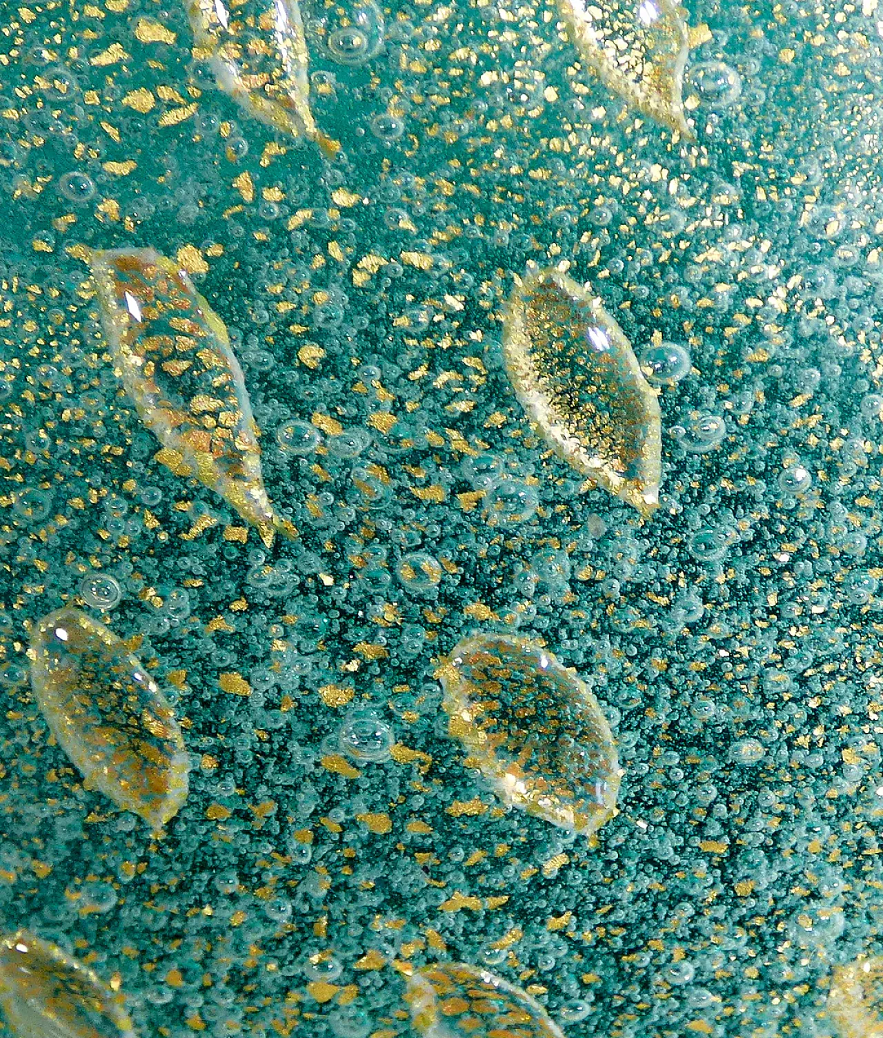 Vaso in vetro soffiato bullicante di Carlo Scarpa per Venini, anni '30 3