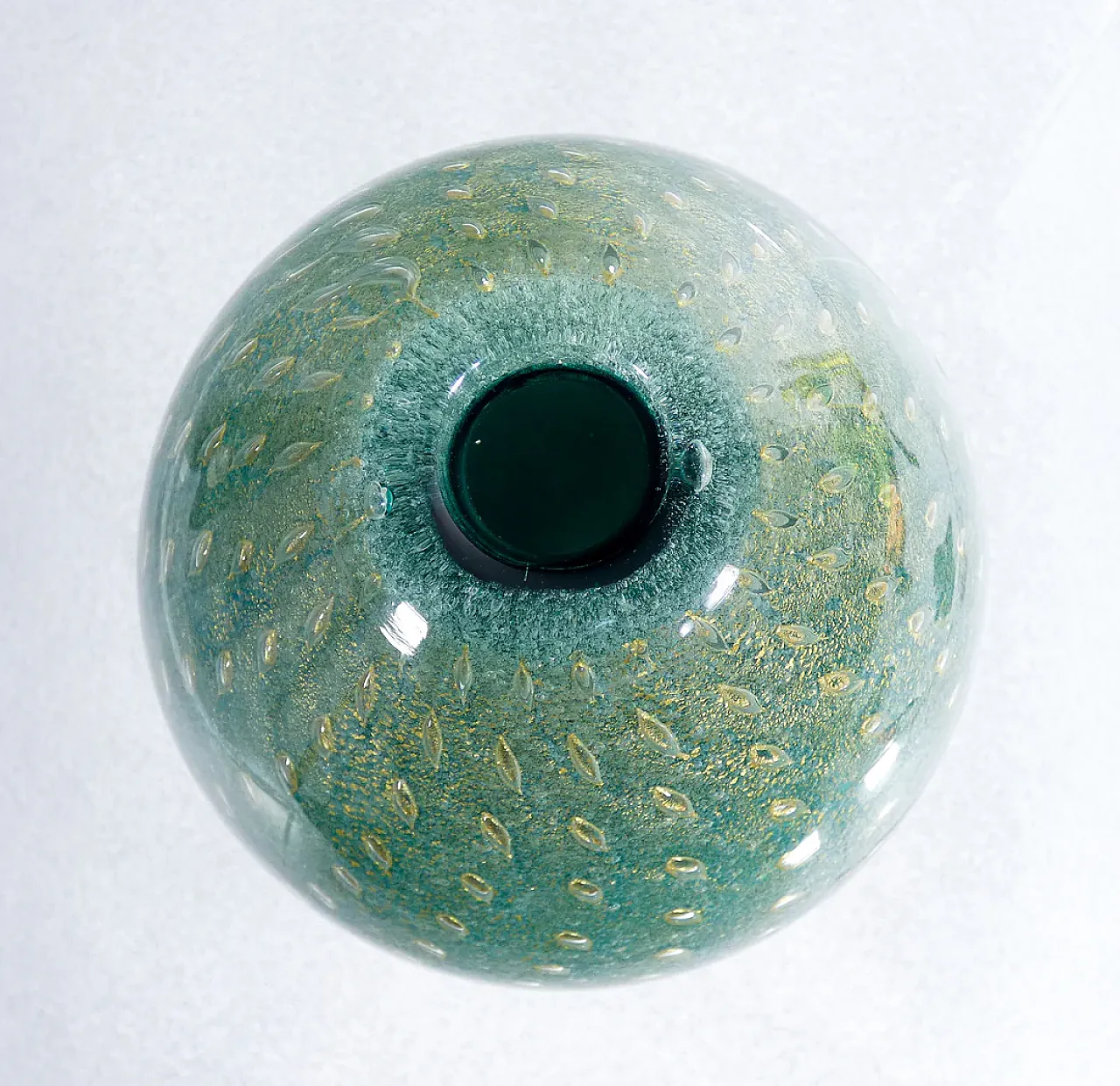 Vaso in vetro soffiato bullicante di Carlo Scarpa per Venini, anni '30 4