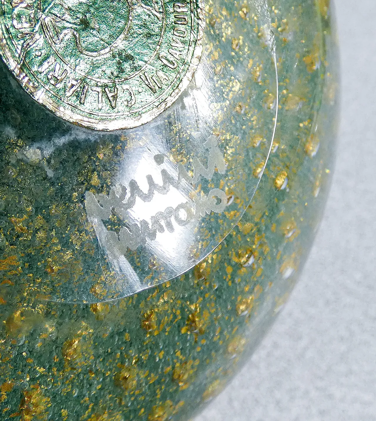 Vaso in vetro soffiato bullicante di Carlo Scarpa per Venini, anni '30 6