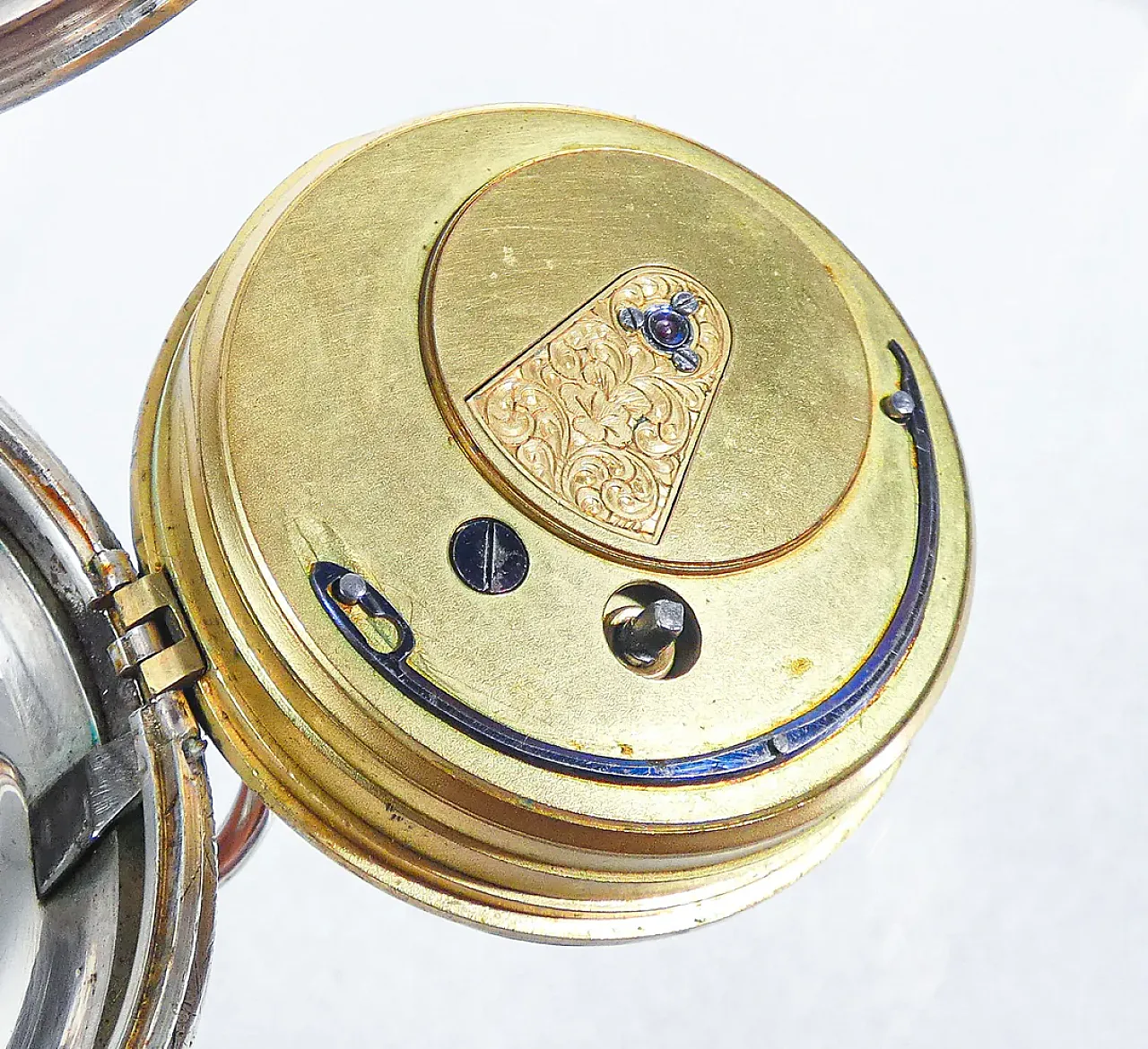 Sterling Silver Pocket Watch, WATTS & Co, 19th century 7