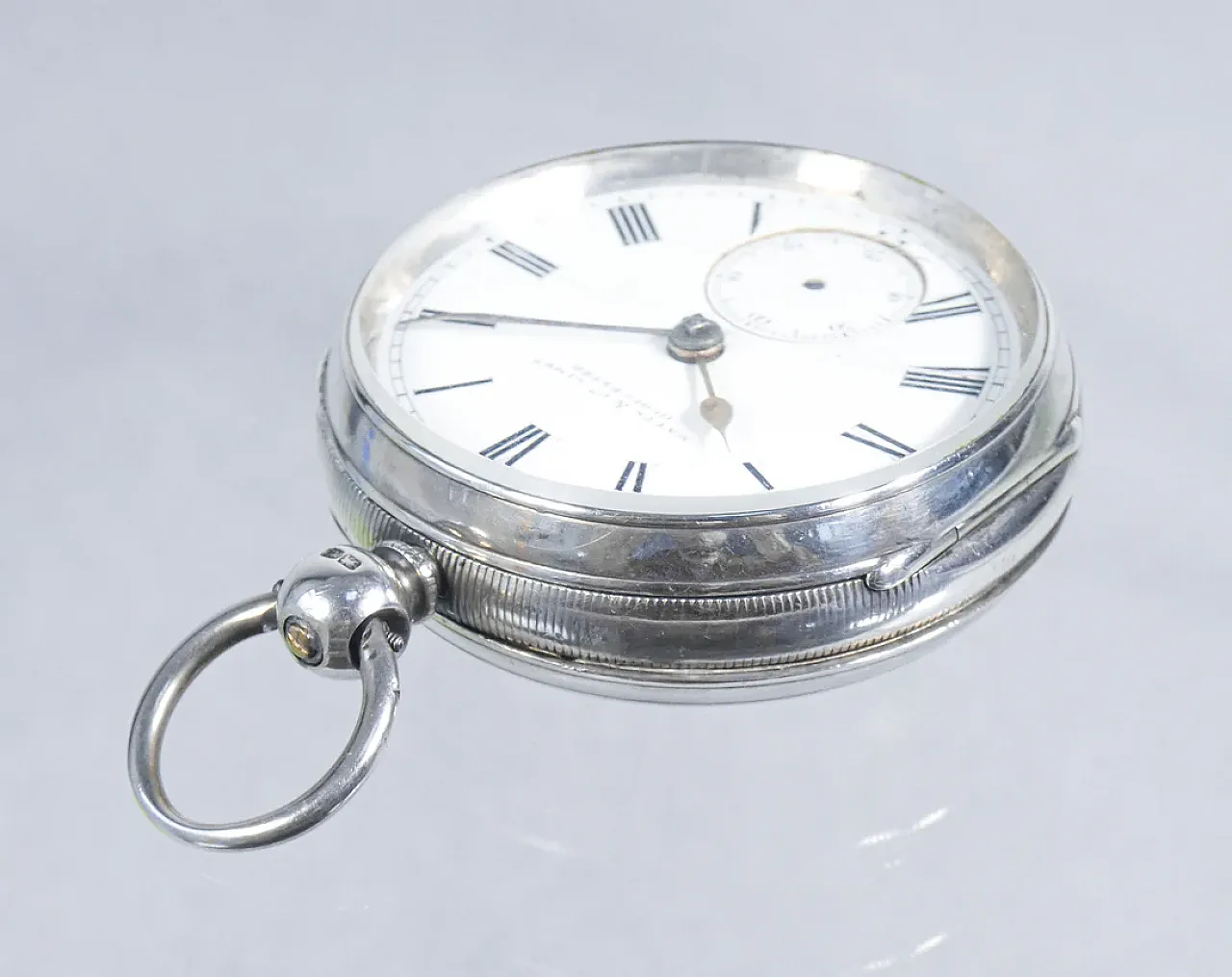 Sterling Silver Pocket Watch, WATTS & Co, 19th century 11