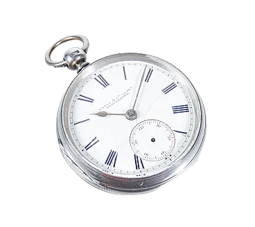 Orologio da tasca in argento sterling, WATTS & Co, '800