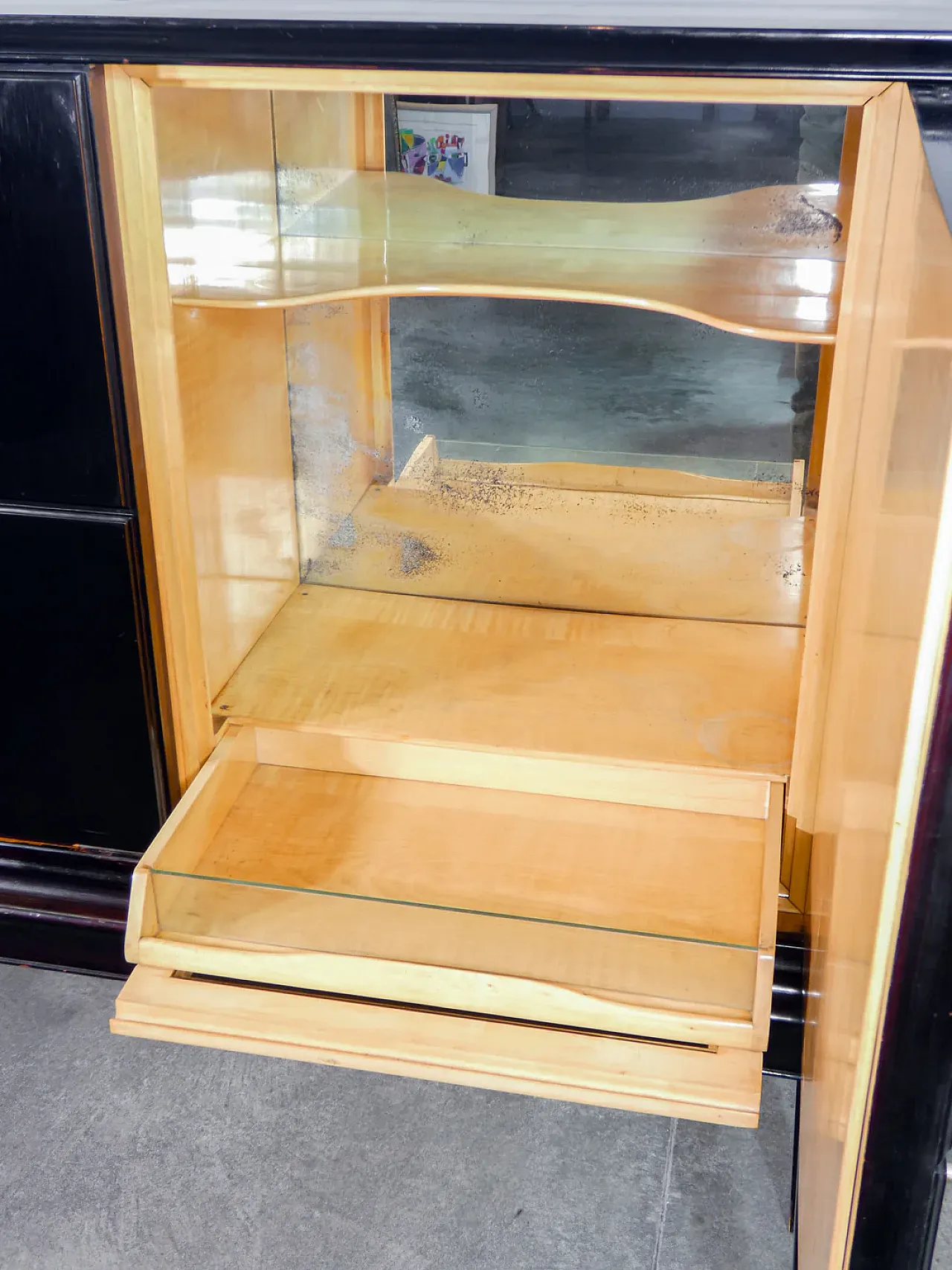 Credenza in legno laccato di Paolo Buffa, metà '900 10