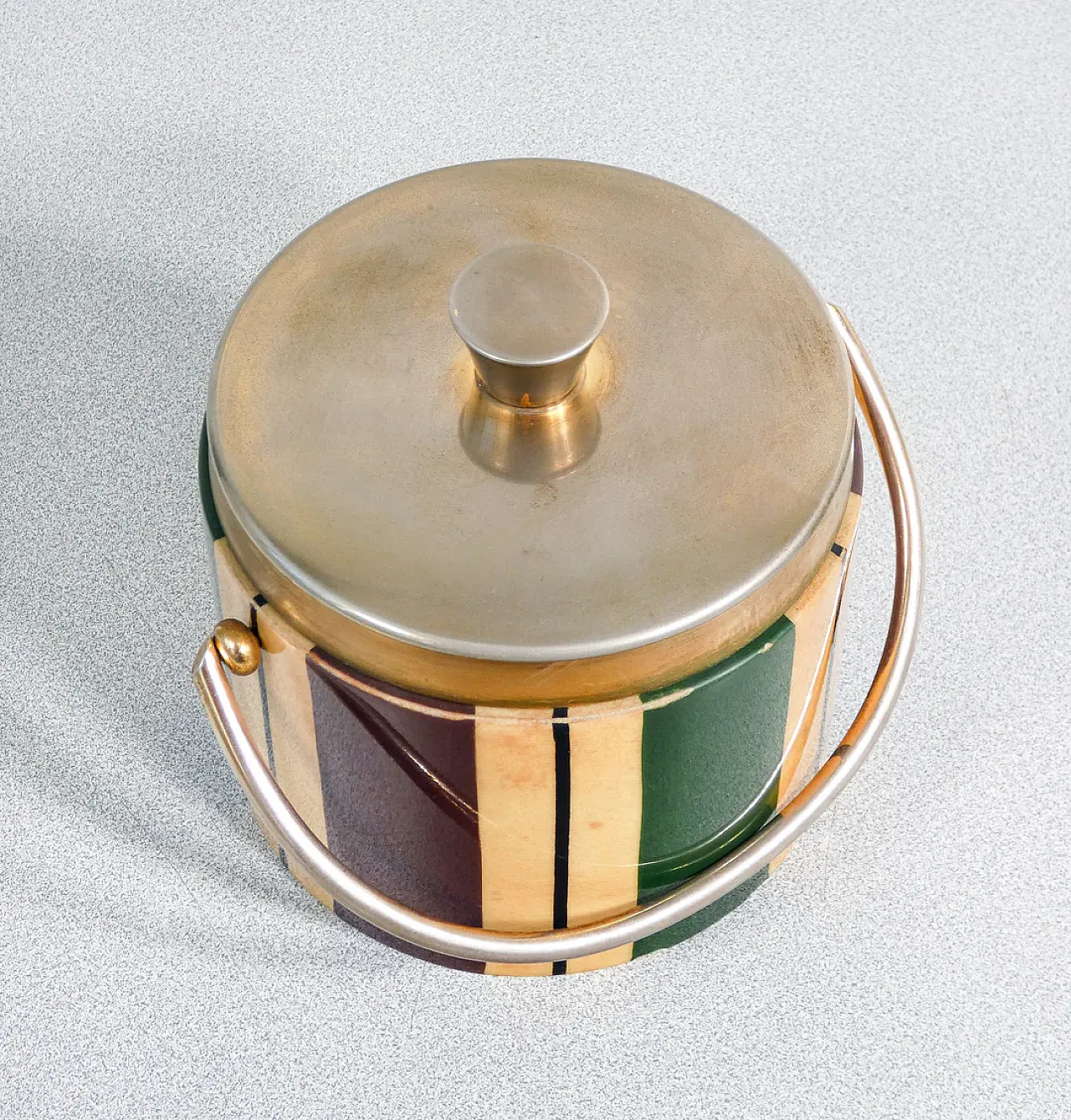 Caraffa termica e secchiello porta ghiaccio di Aldo Tura, metà '900 13