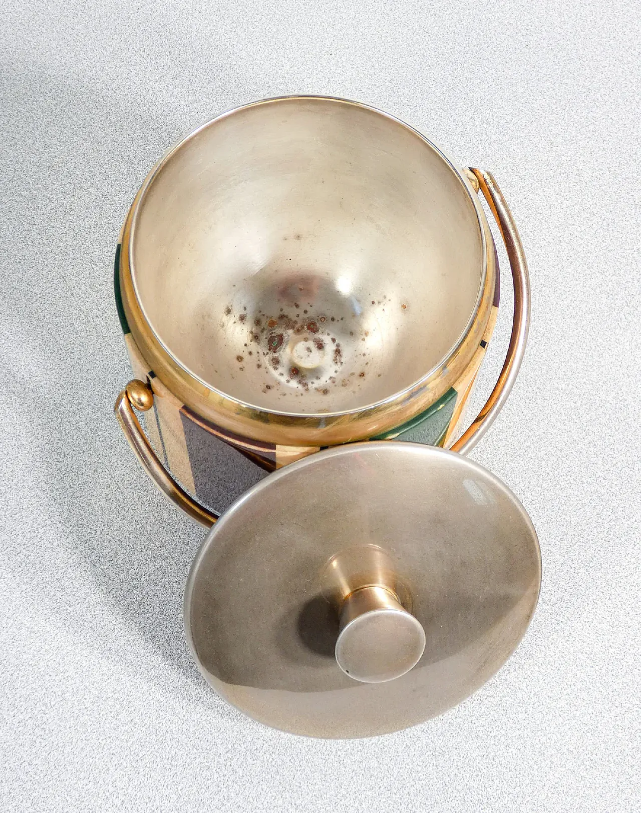 Caraffa termica e secchiello porta ghiaccio di Aldo Tura, metà '900 14