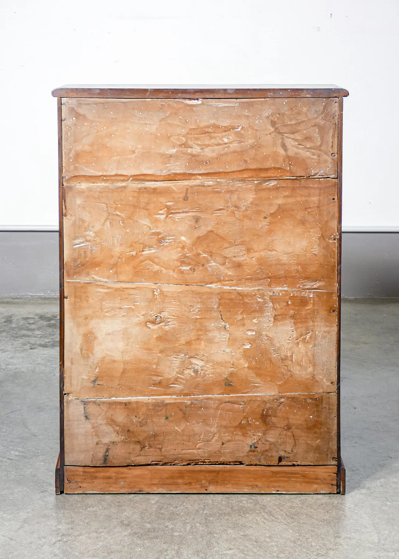 Inginocchiatoio in noce intarsiato con anta e scomparto, '800 6