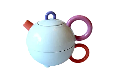 Teiera in porcellana Arzberg di Matteo Thun Tea for One, anni '70