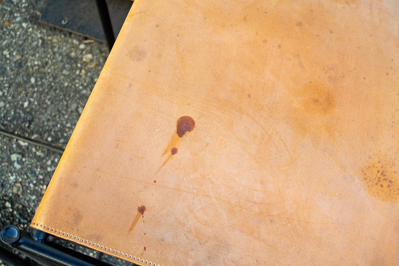 Sedie spaghetti con sedili in pelle di Giandomenico Belotti per Alias, Italia, 1979, set di 6 8