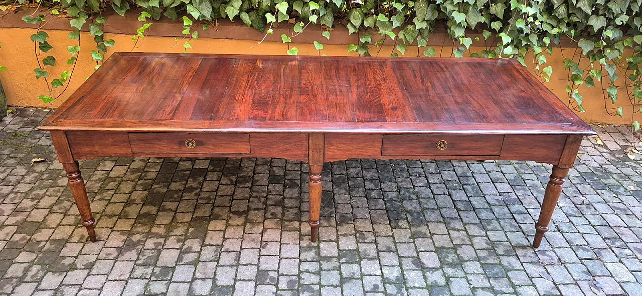 Marche 6-legged cherry table, 19th century 2