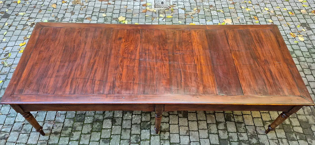 Marche 6-legged cherry table, 19th century 8