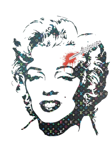 Death NYC, dry stamp, autographed, 20th century