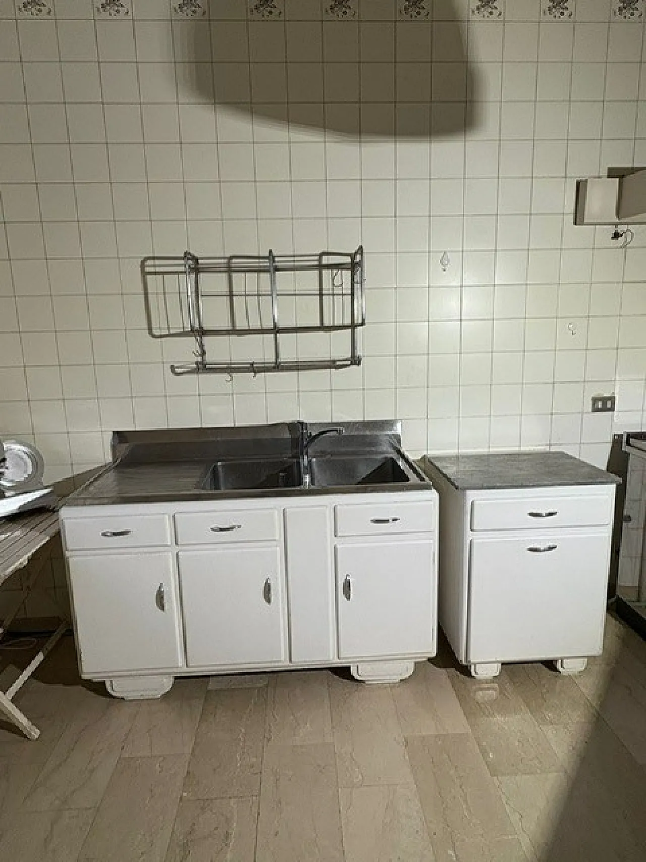 Modular kitchen in enamelled metal, 1950s 2
