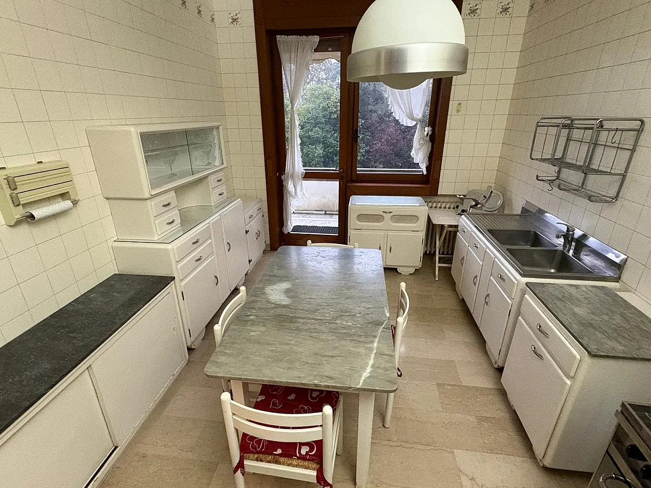 Modular kitchen in enamelled metal, 1950s 6