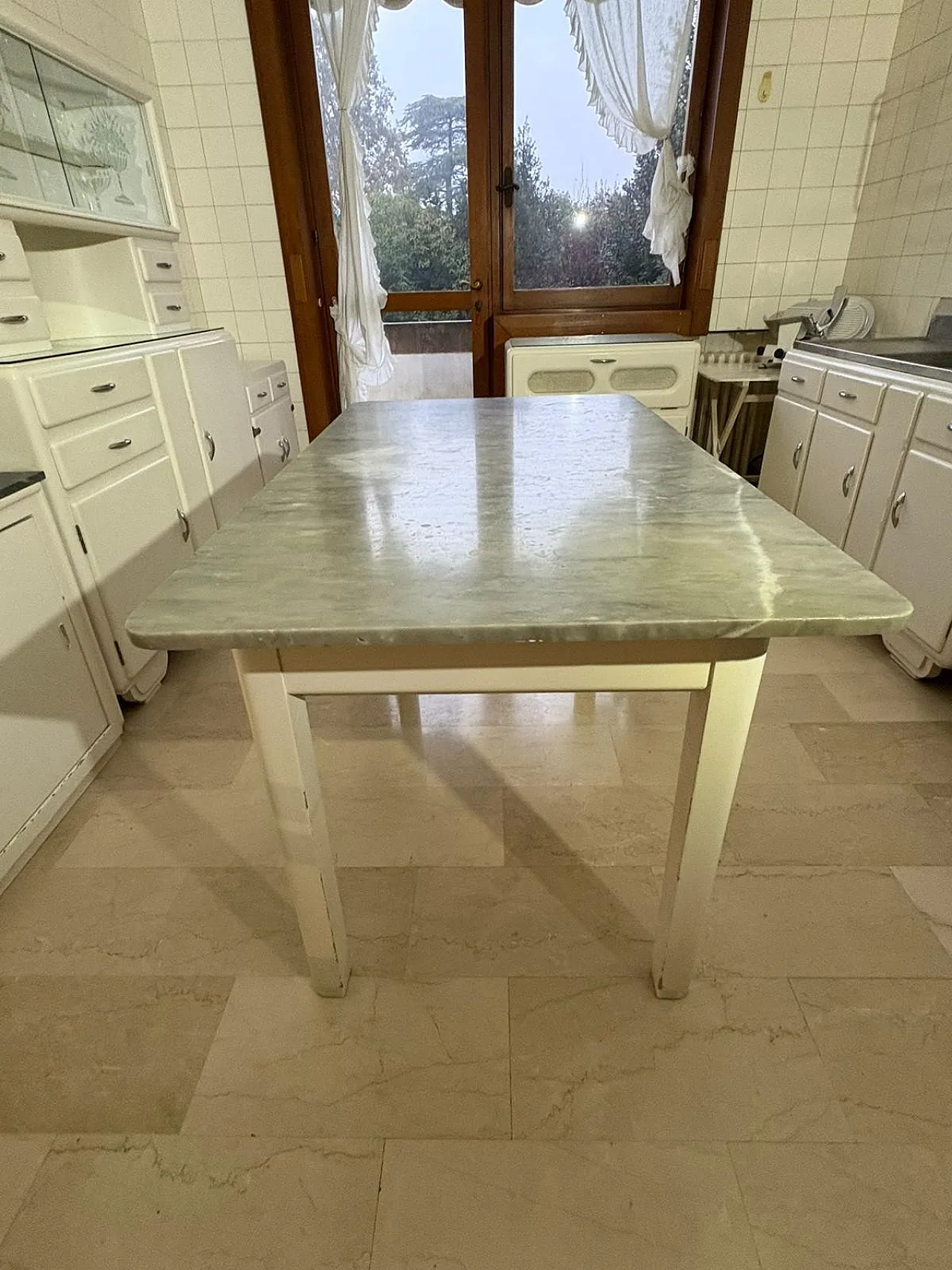 Modular kitchen in enamelled metal, 1950s 8