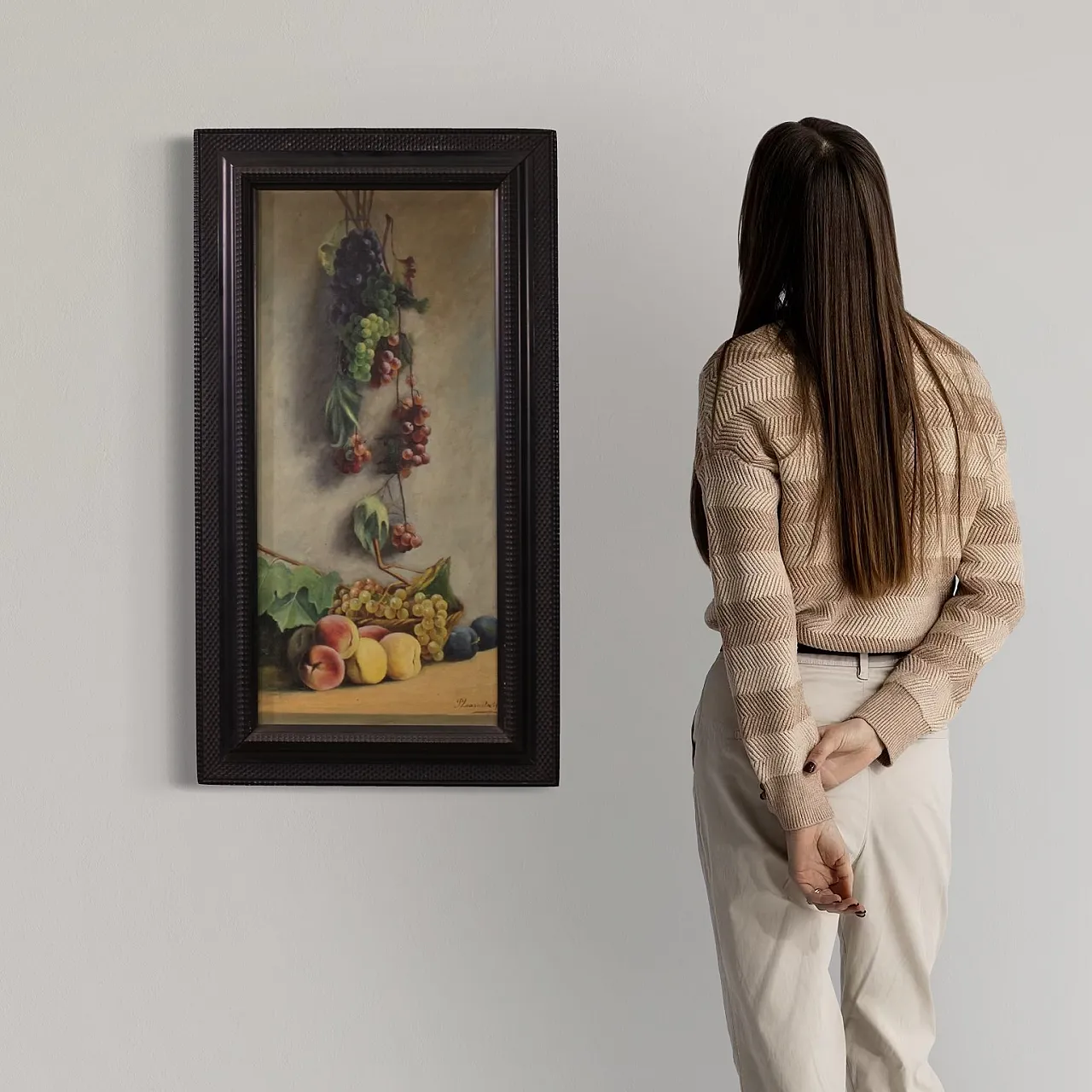 Dipinto italiano natura morta firmata e datata, 1919 5