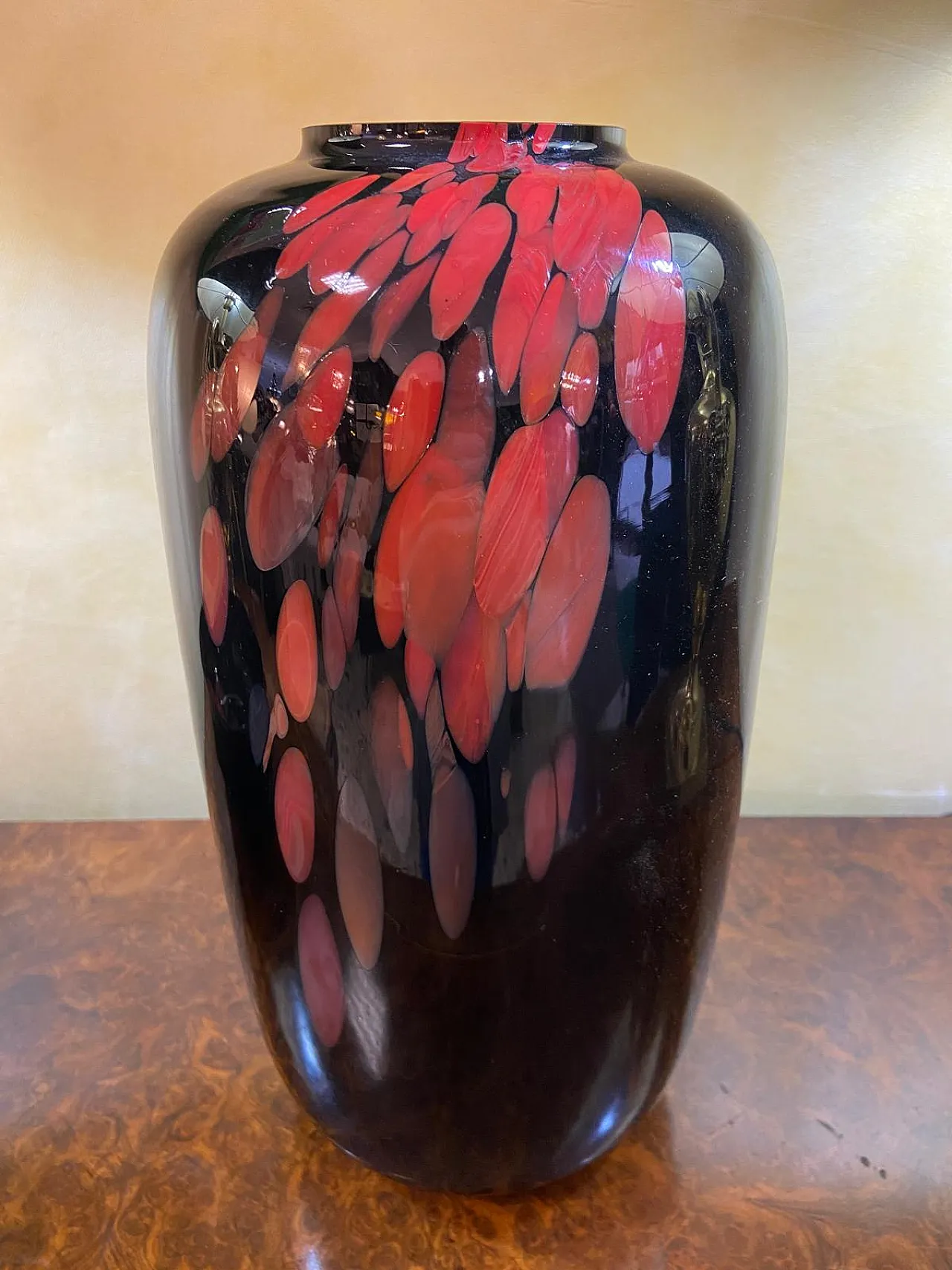Murano glass vase by Venini, 1980s 2