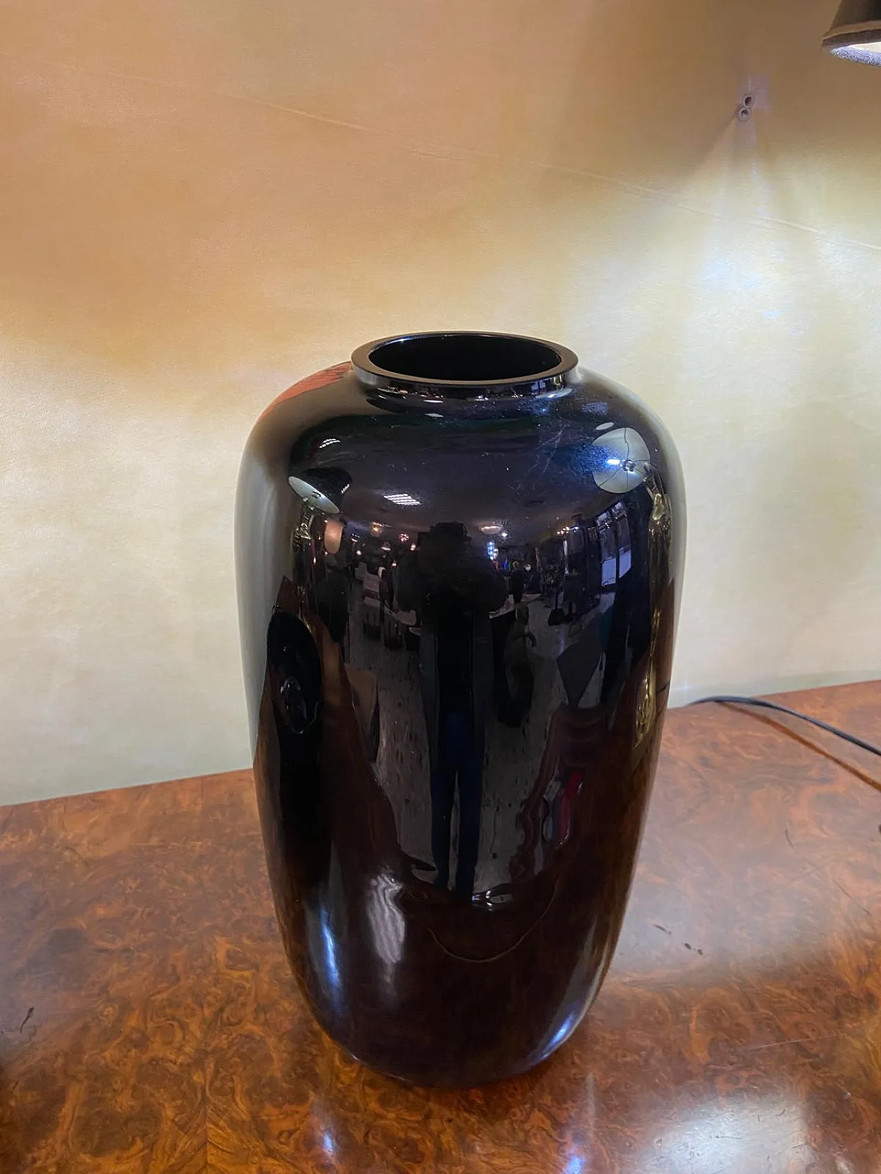 Murano glass vase by Venini, 1980s 5