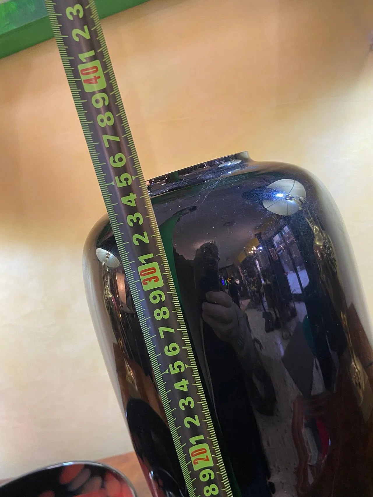 Murano glass vase by Venini, 1980s 7