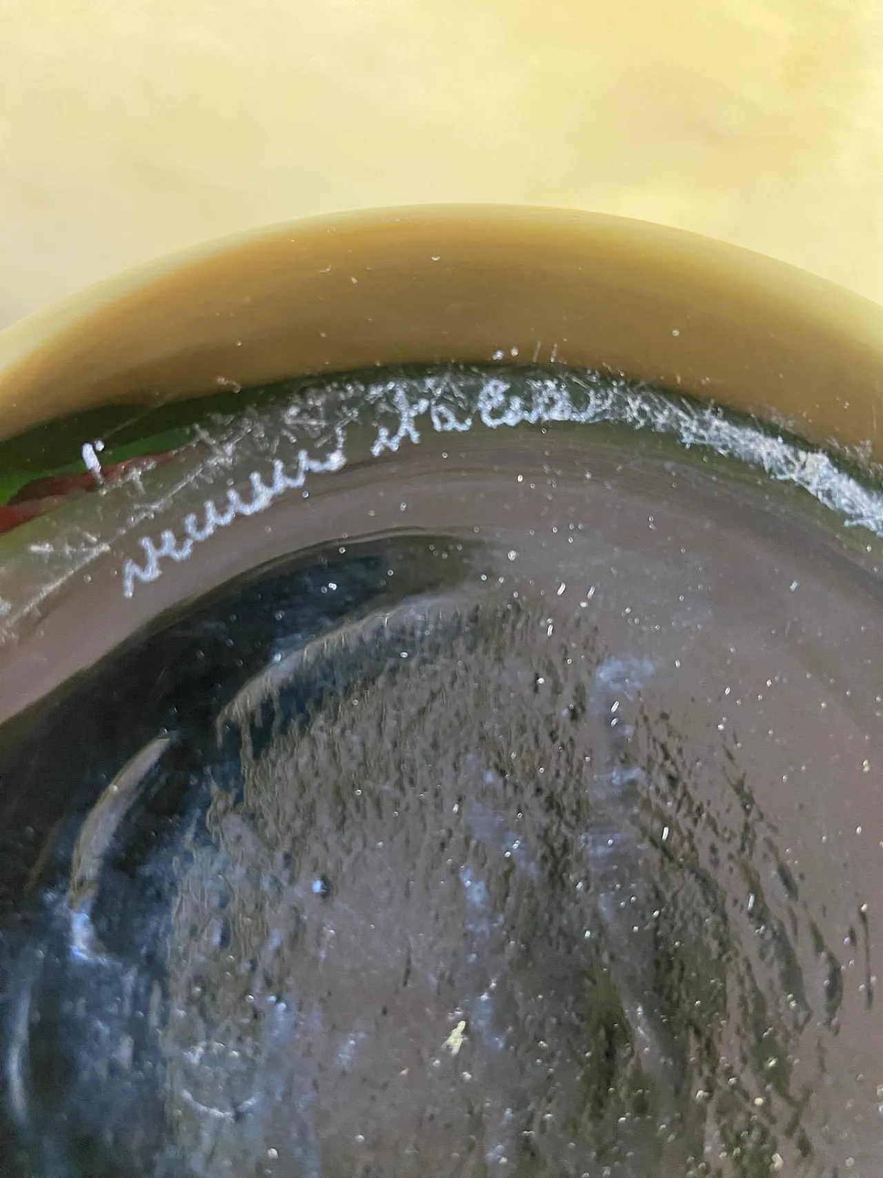 Murano glass vase by Venini, 1980s 8