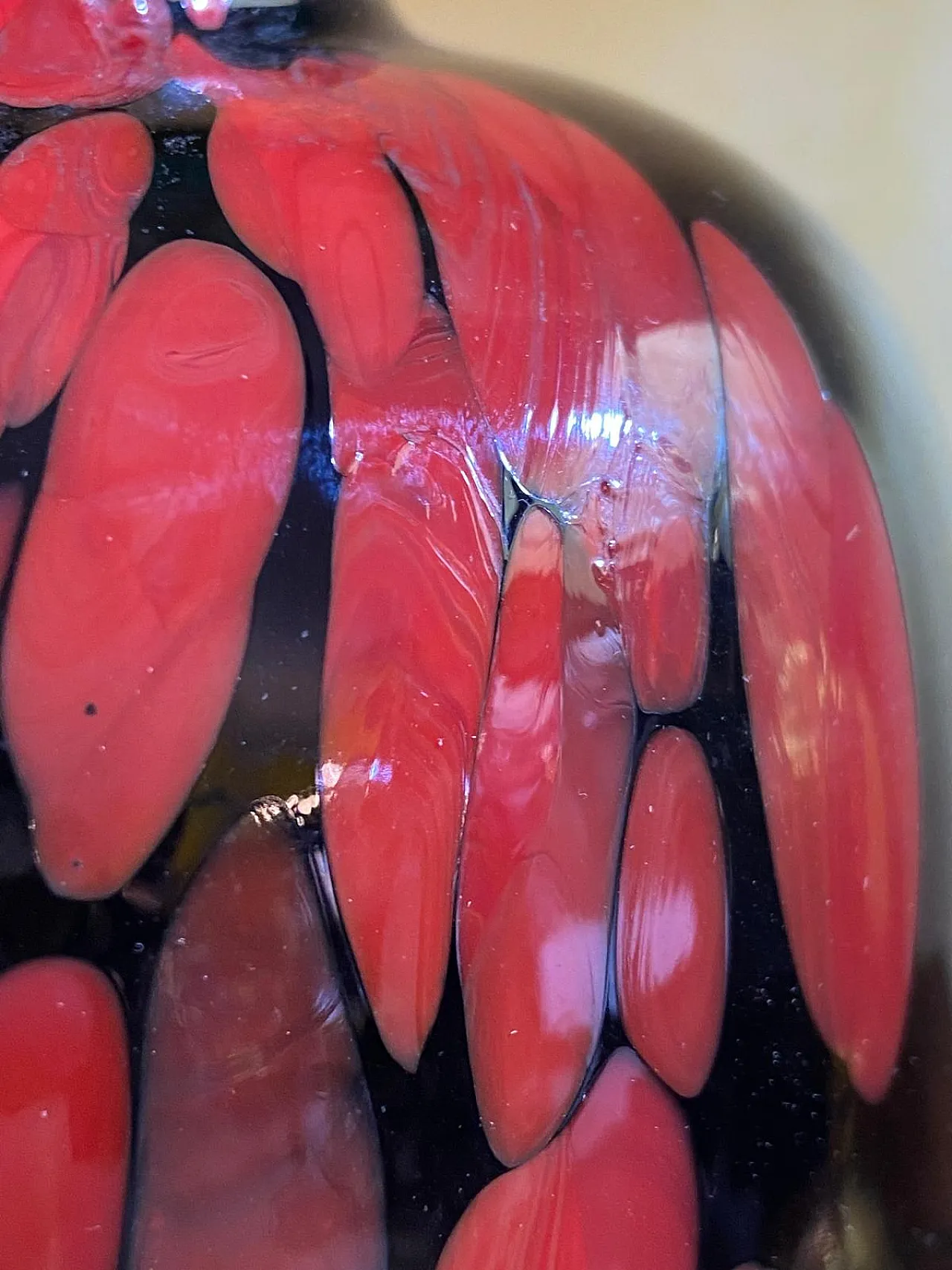 Murano glass vase by Venini, 1980s 10