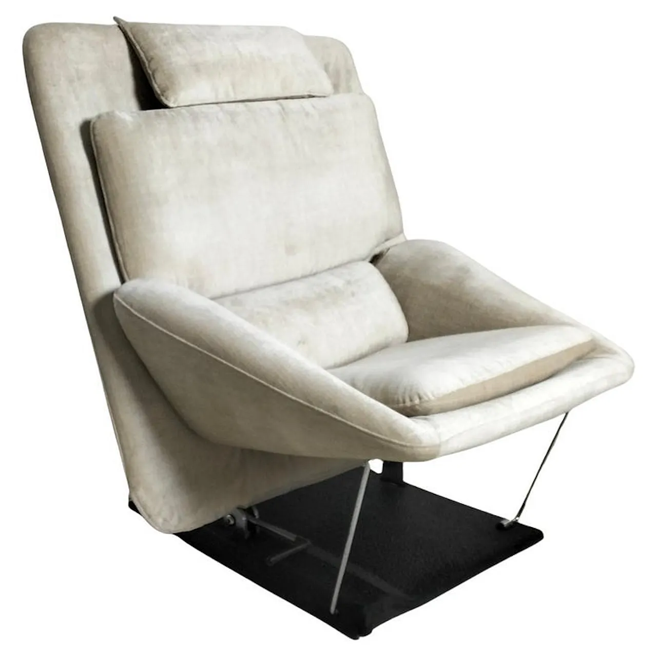 Reclining lounge chair by Vittorio Introini for Saporiti, 70s 1