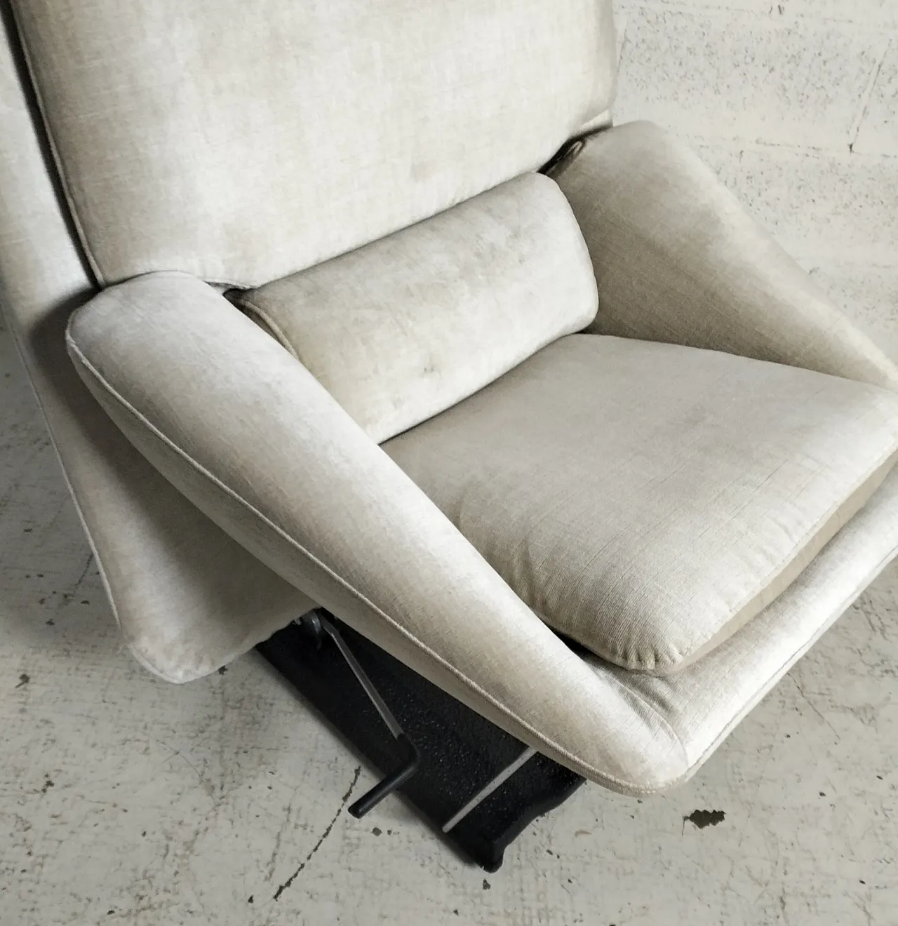 Reclining lounge chair by Vittorio Introini for Saporiti, 70s 5