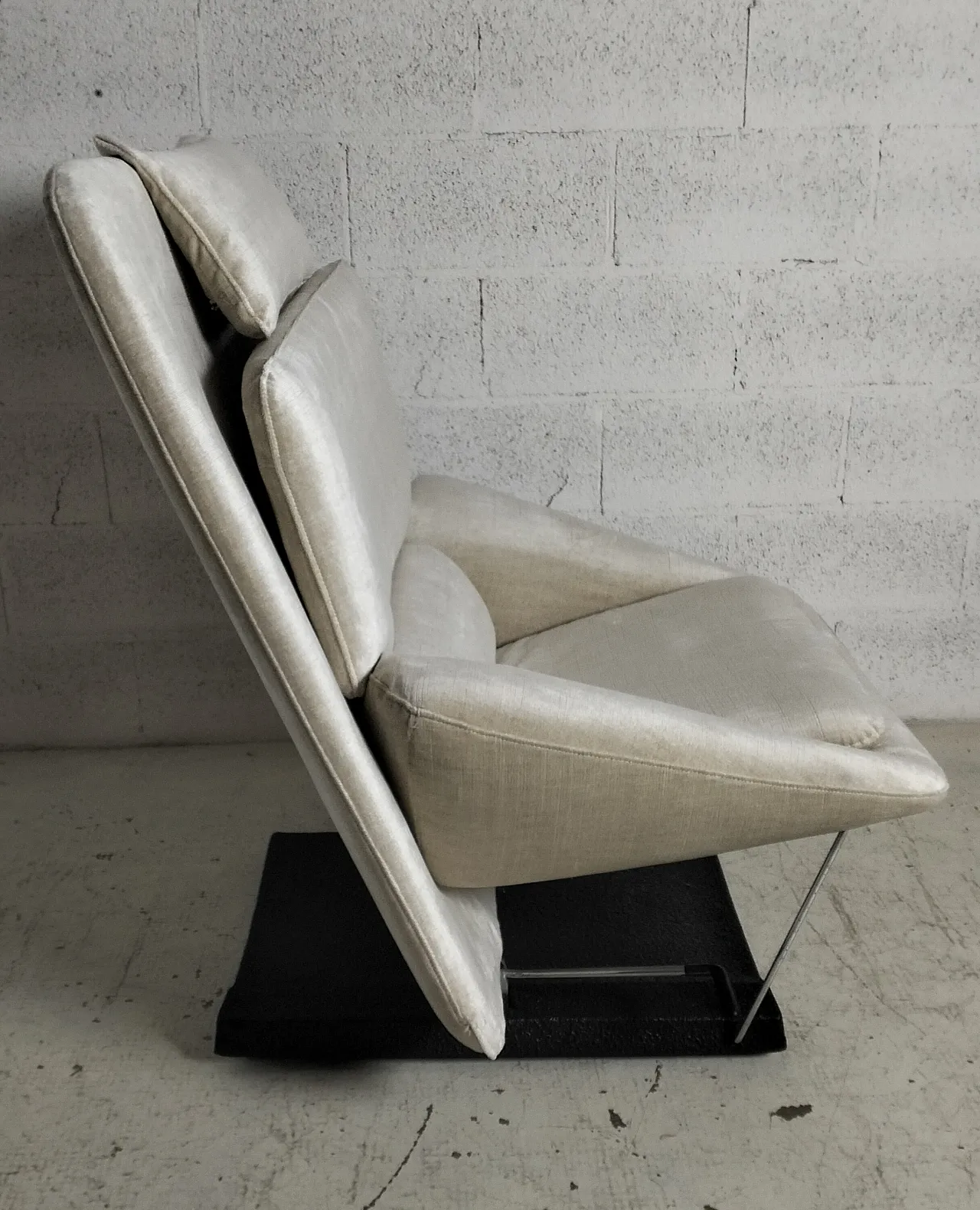 Reclining lounge chair by Vittorio Introini for Saporiti, 70s 7