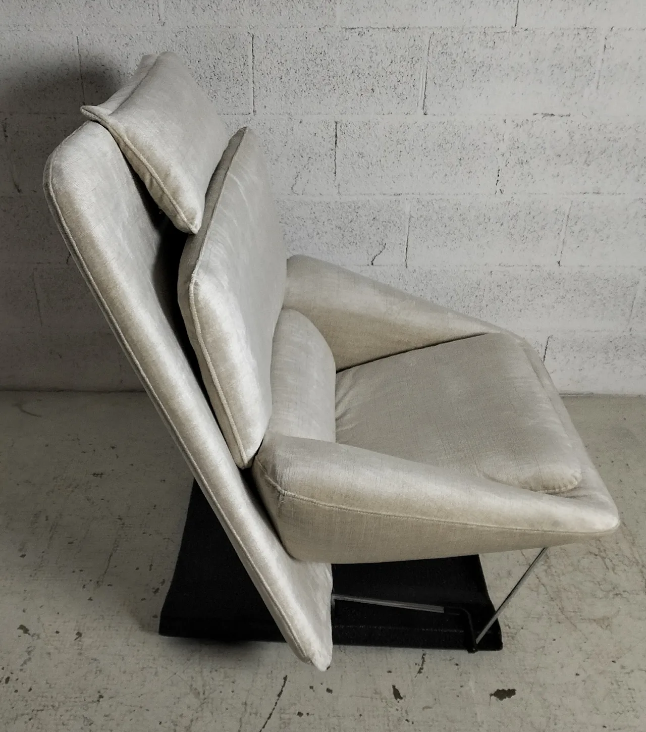 Reclining lounge chair by Vittorio Introini for Saporiti, 70s 8